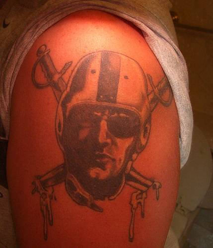Sportsman Tattoo On Shoulder
