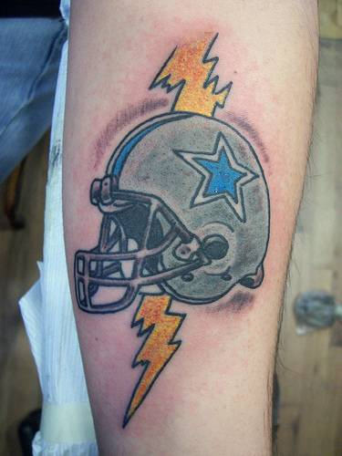 Sports Helmet Tattoo