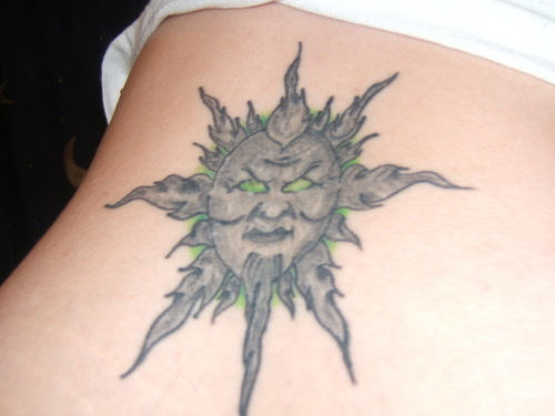 Sun Tattoo Design