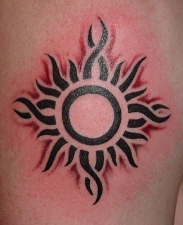 Superb Sun Tattoo