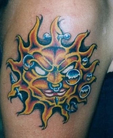 Burning Sun Tattoo