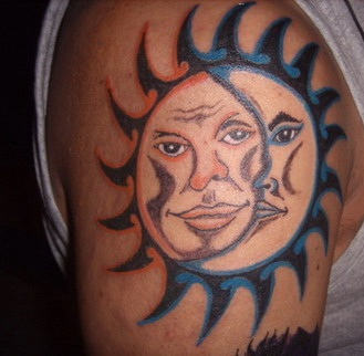 Sublime Taino Tattoo On Shoulder