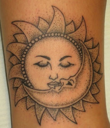 Lovable Taino Sun Tattoo