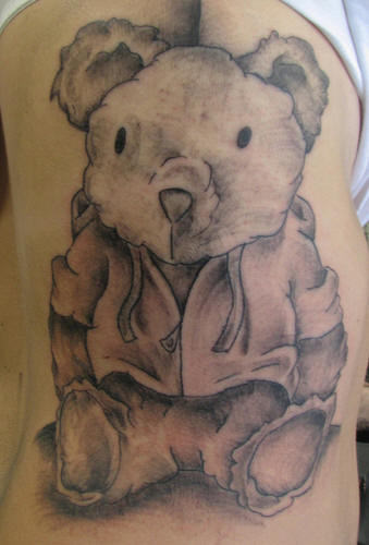 Cool Teddy Bear Tattoo