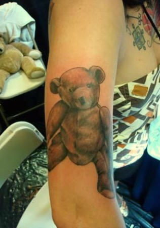 Bear Tattoo On Arm