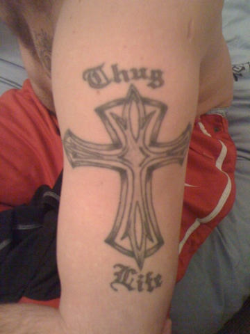Lovely Thug Life Tattoo