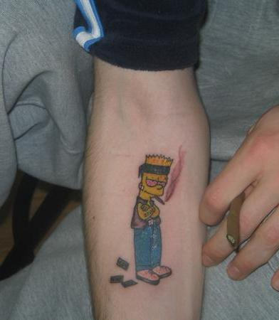 Thug Tattoo On Arm