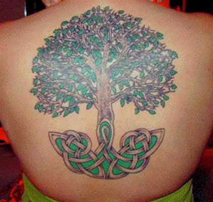 Tree Tattoo on Back