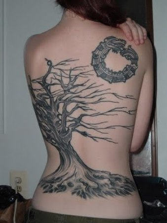 Beautiful Tree Tattoo Design
