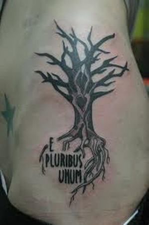 Small Tree Tattoo On Waist