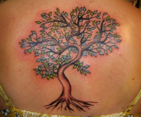 Tree Tattoo on Back