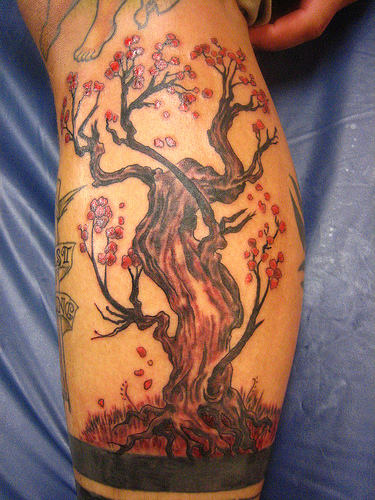 Old Cherry Tree Tattoo