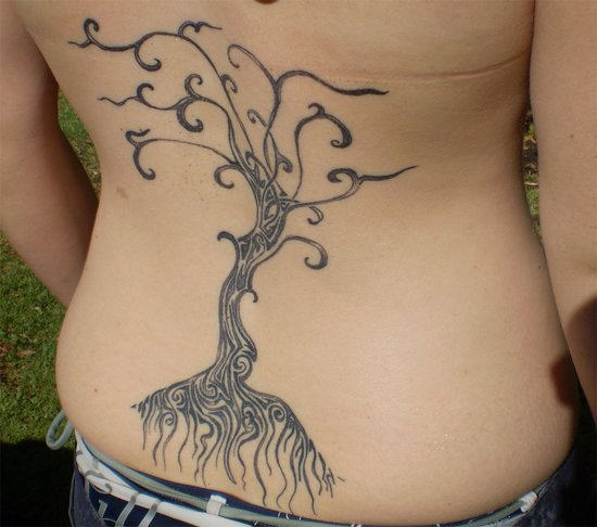 Tree Tattoo On Back