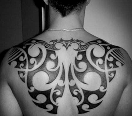 Maori Butterfly On Back
