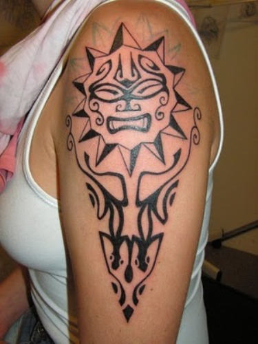 Tattoo Of Maori Tribal On Arm