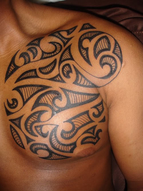 Awesome Maori Tribal Tattoo