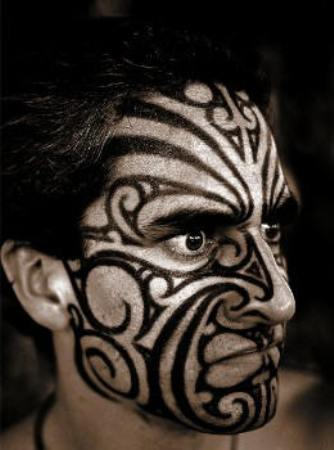Maori Tattoo On Face