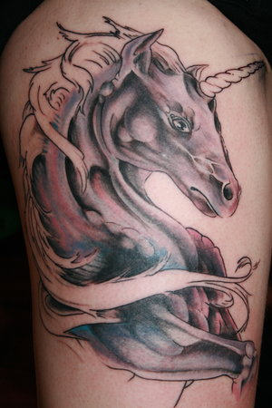 Nice Unicorn Tattoo
