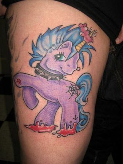 Lovely Unicorn Tattoo