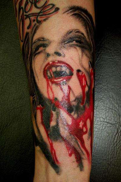 Bloody Vampire Tattoo