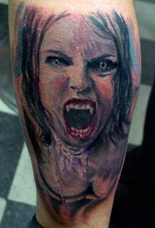 Odious Vampire Tattoo