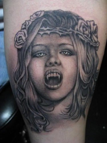 Teenager Vampire Tattoo