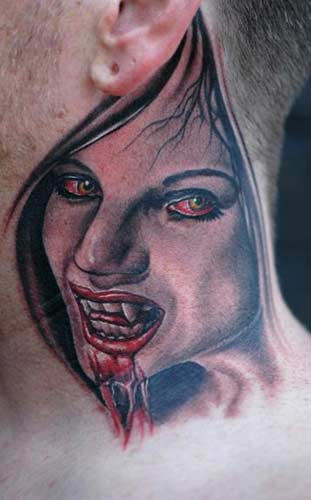 Terrible Vampire Tattoo