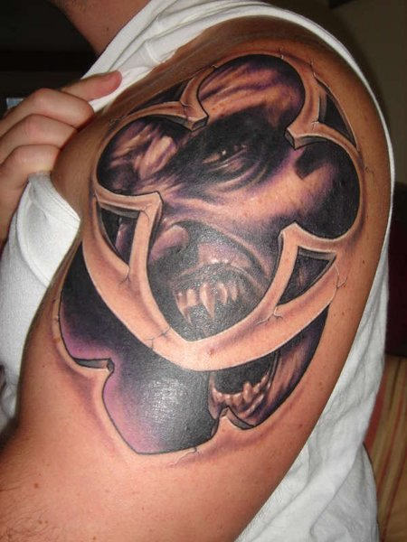 Wicked Vampire Tattoo
