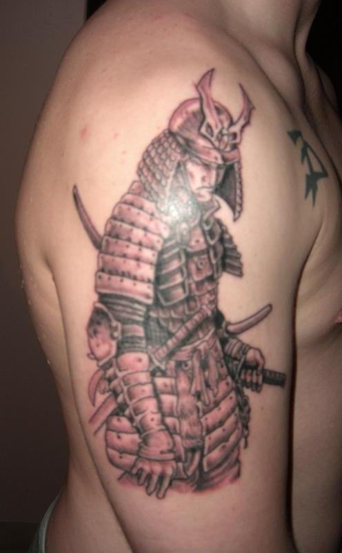 Samurai On Shoulder