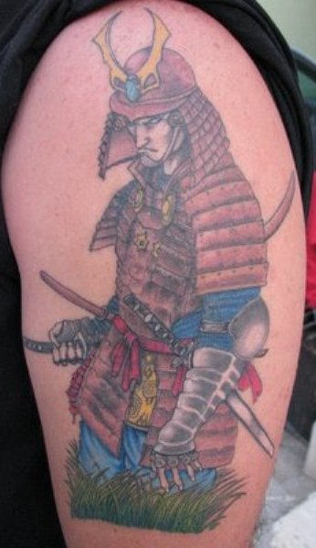 Samurai On Shoulder