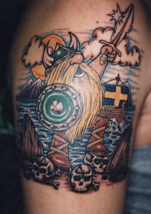 Amazing Viking Tattoo