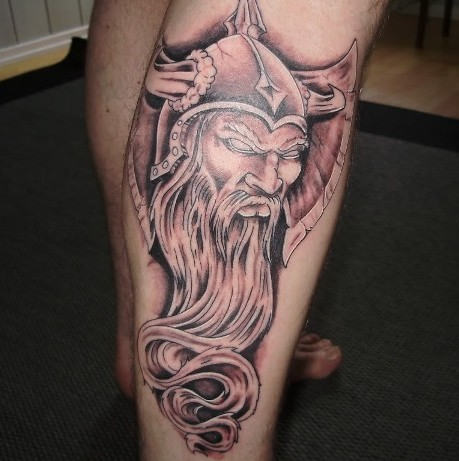 Great Viking On Leg