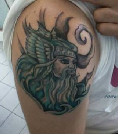 Nice Warrior Tattoo