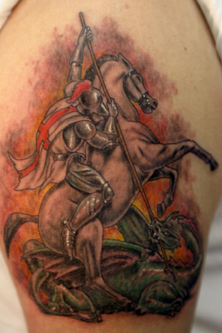 Horse Rider Warrior Tattoo