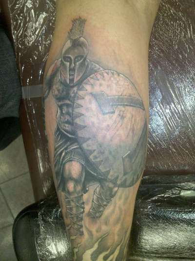 Running Warrior Tattoo