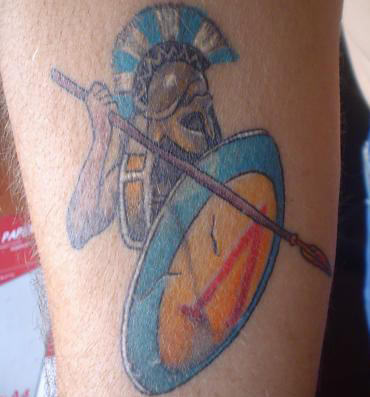 Cool Warrior Tattoo