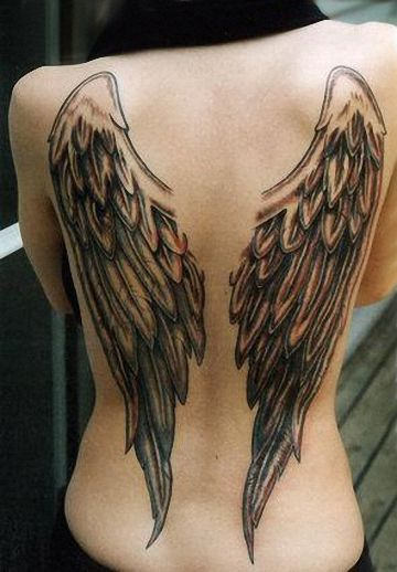 Attractive Wings On Back