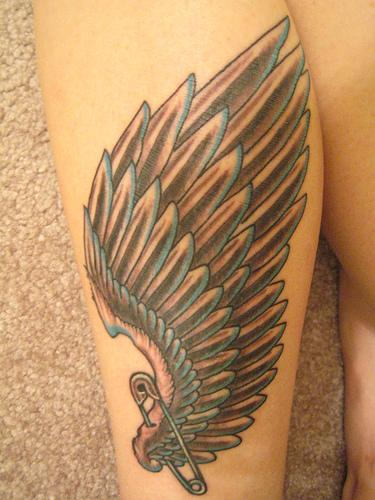 Wing Tattoo On Arm