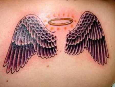 Angelic Wings Tattoo Design