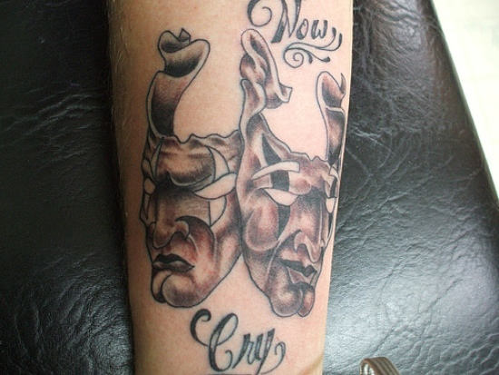 Laugh Now Cry Later Tattoo