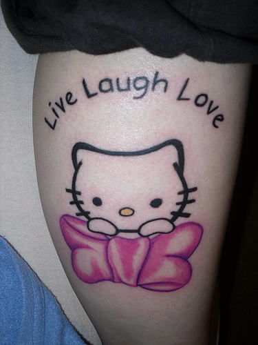 Live Laugh Love Tattoo