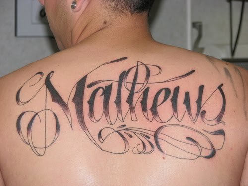 Mathews Written on Back