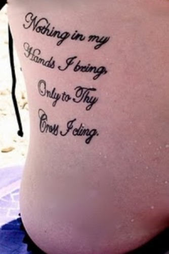 Stylish Font - Wording Tattoo