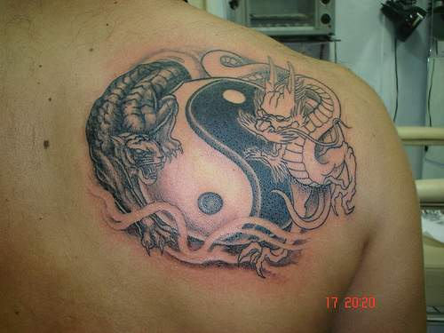 Yin Yang Tattoo Design