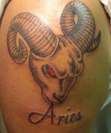 Aries Sign Tattoo