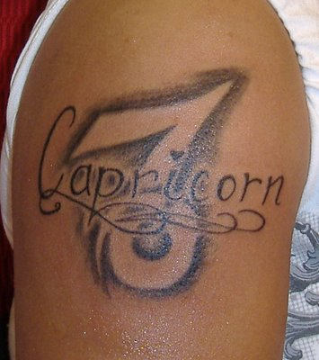 Capricorn Tattoo on Bicep