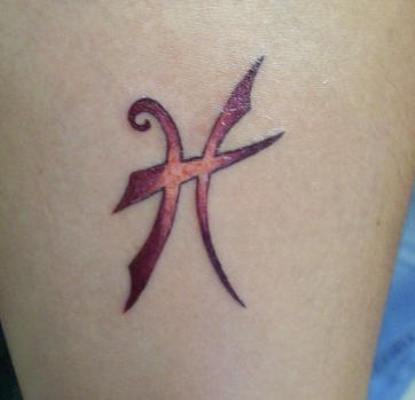 Pisces Tattoo Symbol