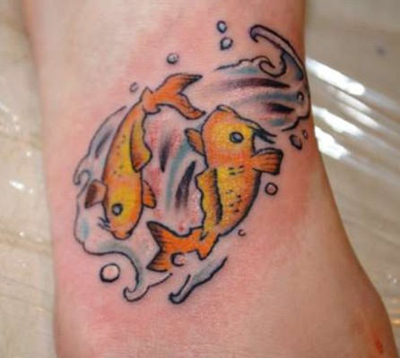 Pisces Tat Design