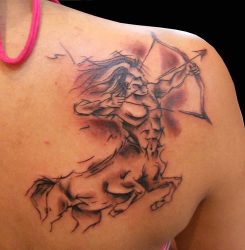 Beautiful Sagittarius Tattoo