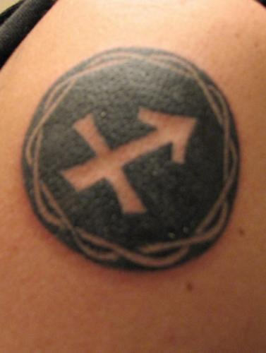 Sagittarius Symbol Tattoo